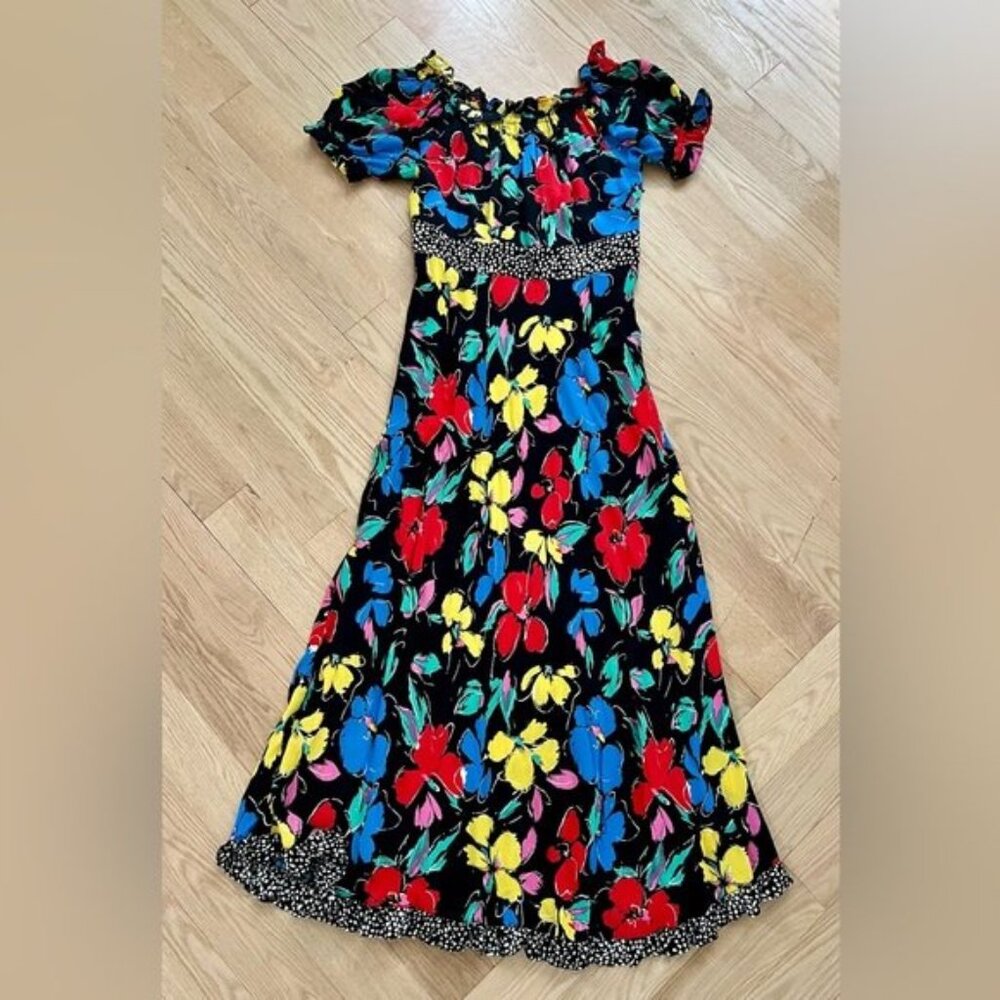 Rixo for Target Floral Long Dress 6